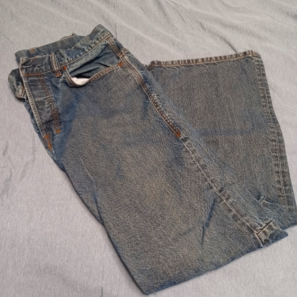 Diesel Men's Relaxed Fit Blue Jeans